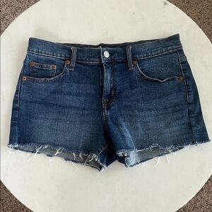 GAP Jean Shorts Size 27 Dark Blue